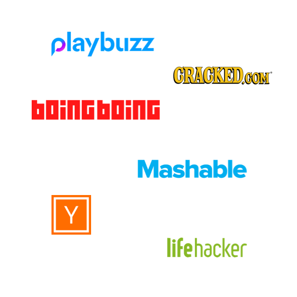 Company logos related to Buzzoid